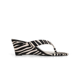 Gianna Platform Sandal Zebra Leather