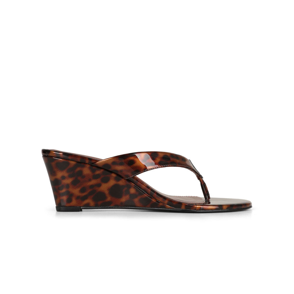 Gianna Platform Sandal Tortoise