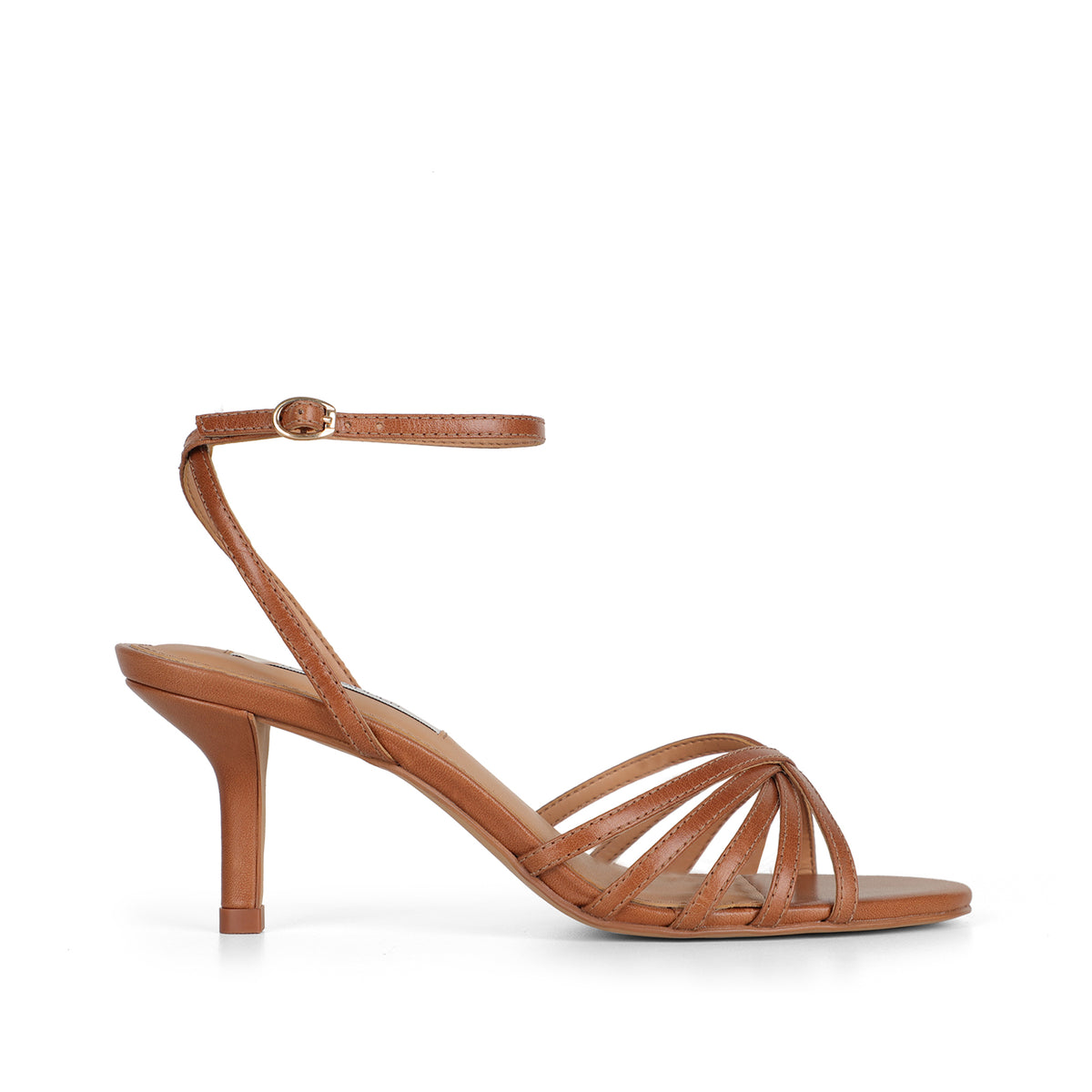 Mel Strappy Sandal Almond Leather