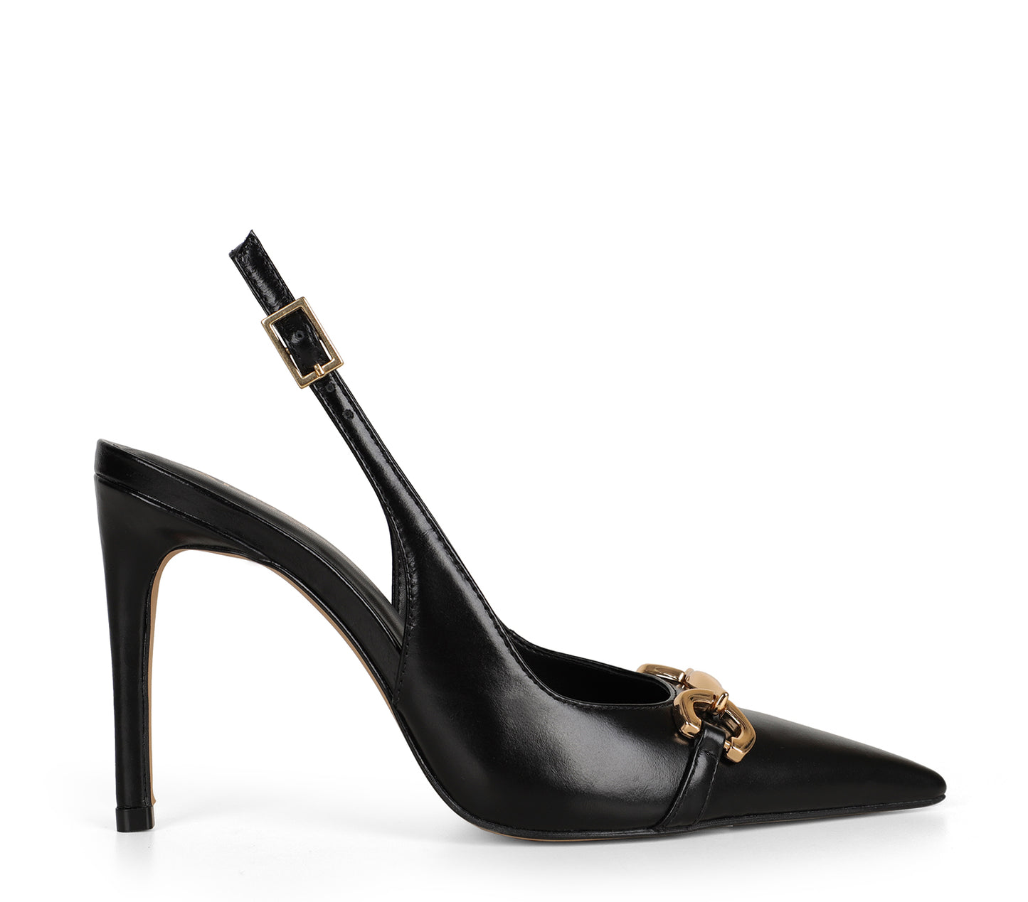 Elaine Pump Black Leather