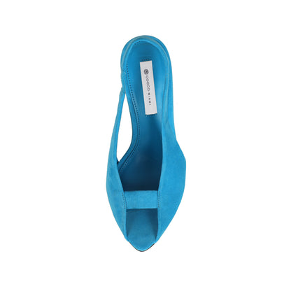 Fiorella Pump Blue Suede
