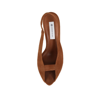 Fiorella Pump Cognac Suede
