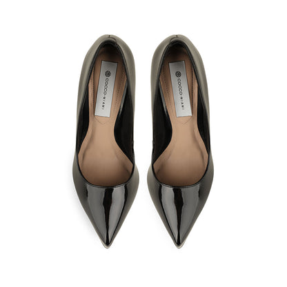 Giulia Platform Pumps Black Patent Leather, view 4