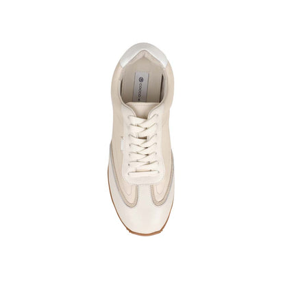 Zuri sneaker Off White Leather, top view