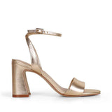 Carol Sandal Gold Leather