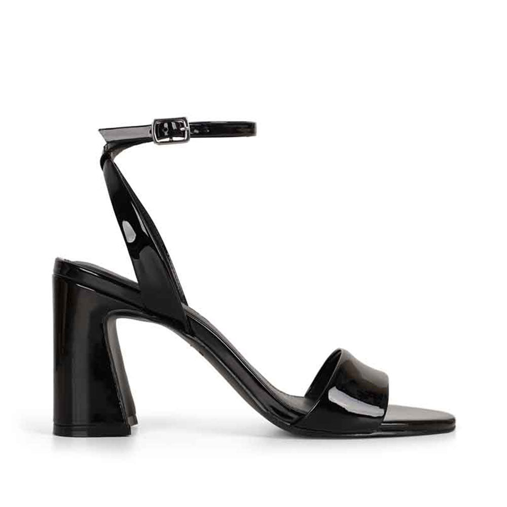 Carol Sandal Black Patent