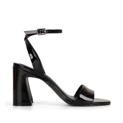 Carol Sandal Black Patent