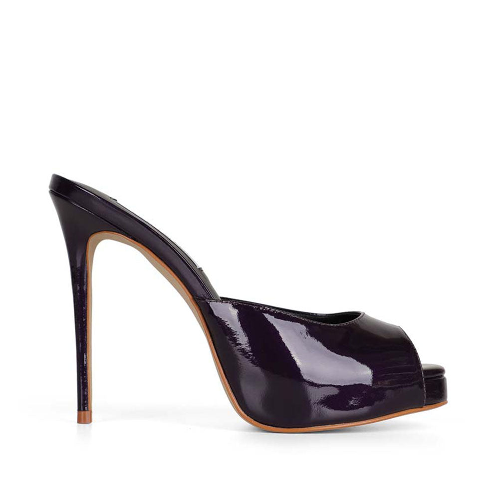Cassi Platform Purple Patent Leather
