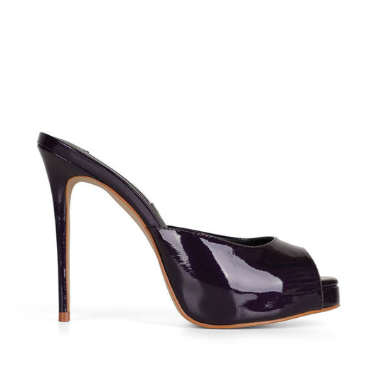 Cassi Platform Purple Patent Leather