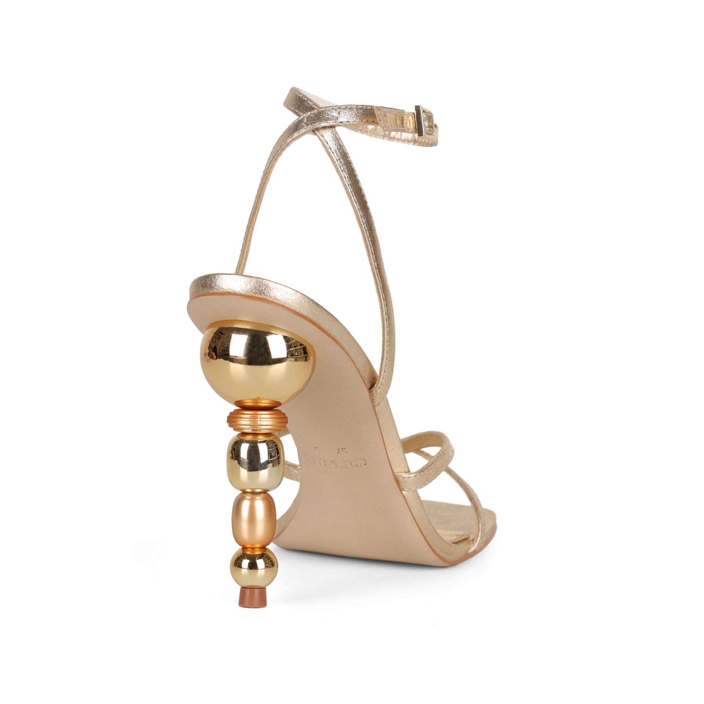 Lauren Sandal Gold Metallic Leather