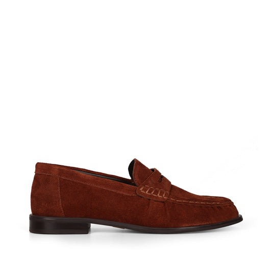 Martina Loafer Cognac Suede