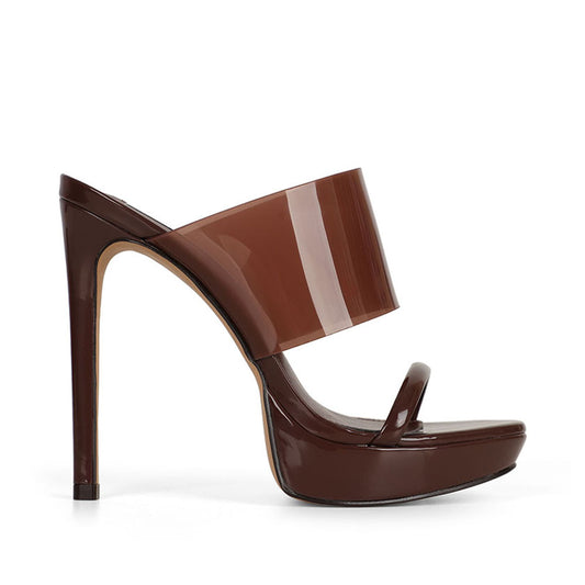 Nala Platform Brown Vinyl