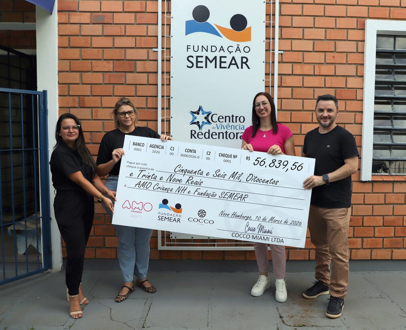 Entrega de donaciones a la Fundação SEMEAR