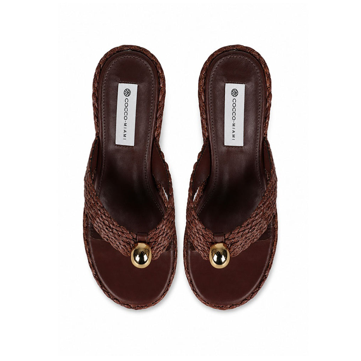 Sandalia de plataforma Starla marrón