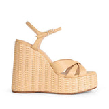 Valery Platform Off White Leather